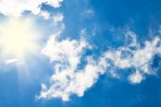 New Energy Blue sky with clouds