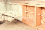 Contractor installing spray foam insulation