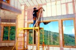 bibs_insulation Contractor installing BIBS insulation