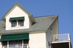 House with energy efficient windows