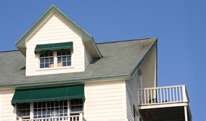 House with energy efficient windows